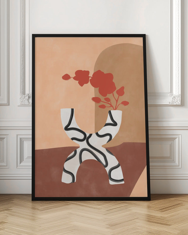 Curved Elegance - Stretched Canvas, Poster or Fine Art Print I Heart Wall Art