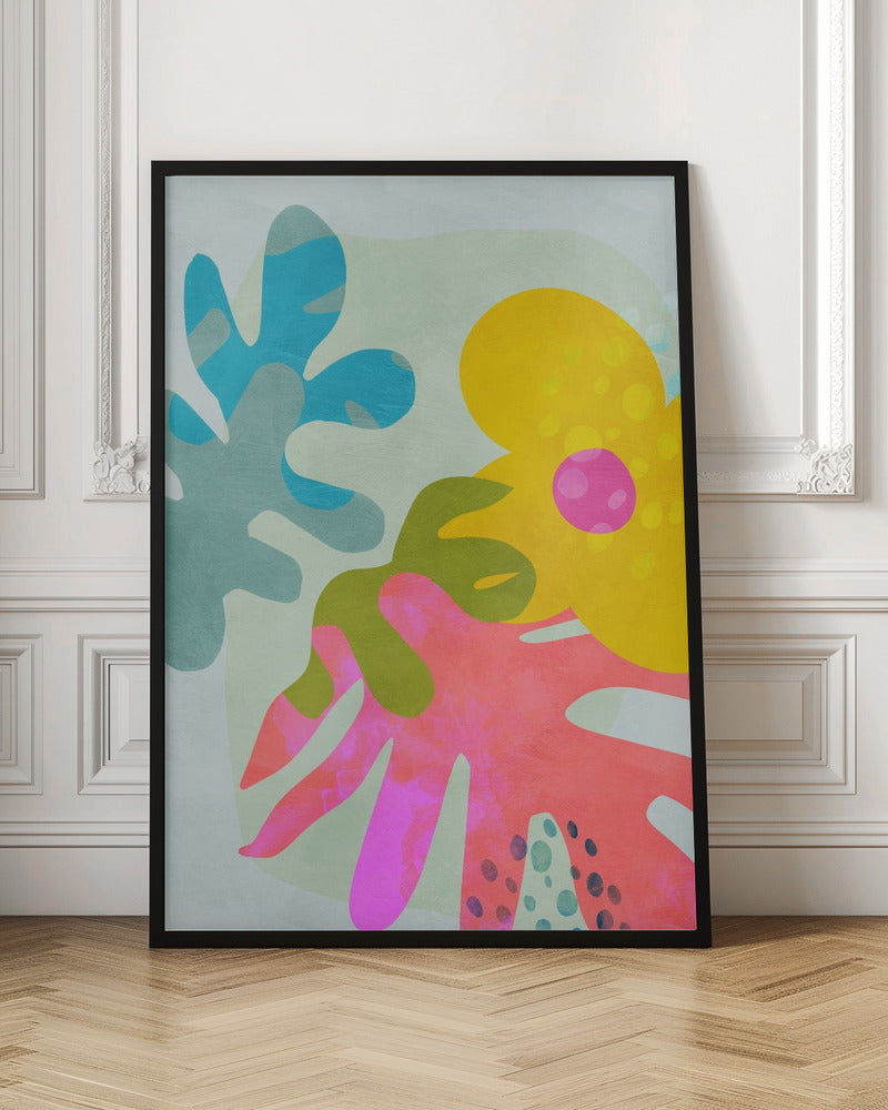 Pastel cut out Matisse - Stretched Canvas, Poster or Fine Art Print I Heart Wall Art