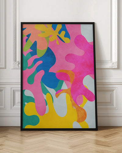 Matisse inspired cut out - Stretched Canvas, Poster or Fine Art Print I Heart Wall Art