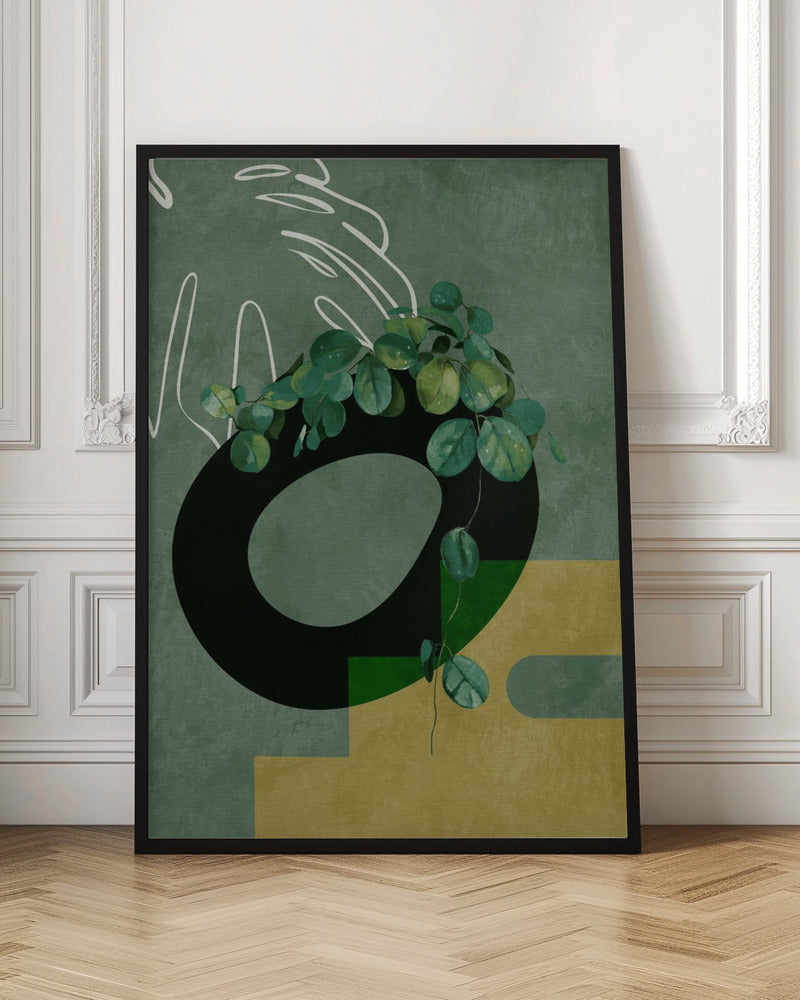 Leaves More 4 Greenery - Stretched Canvas, Poster or Fine Art Print I Heart Wall Art