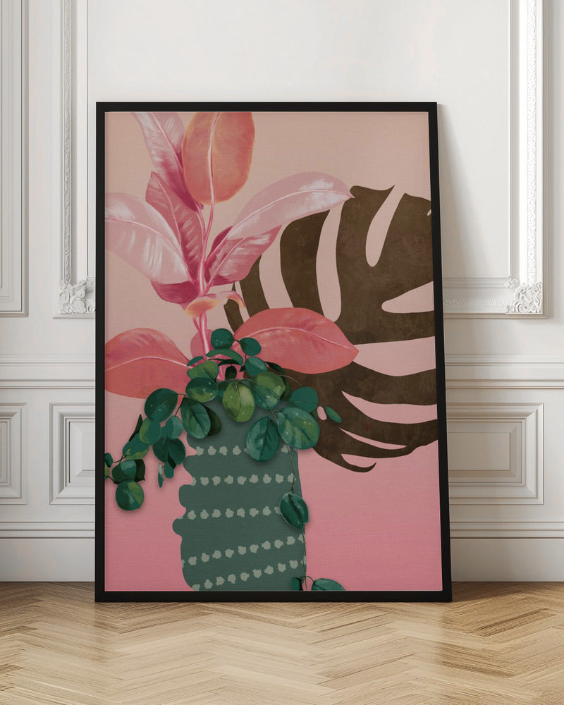 Leaves More 6 Kopie - Stretched Canvas, Poster or Fine Art Print I Heart Wall Art