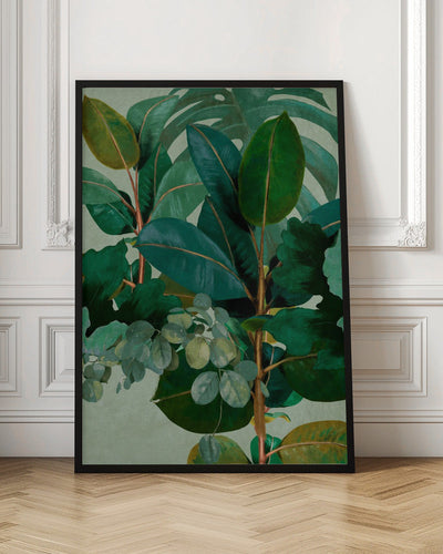 Leaves More 9 Kopie - Stretched Canvas, Poster or Fine Art Print I Heart Wall Art