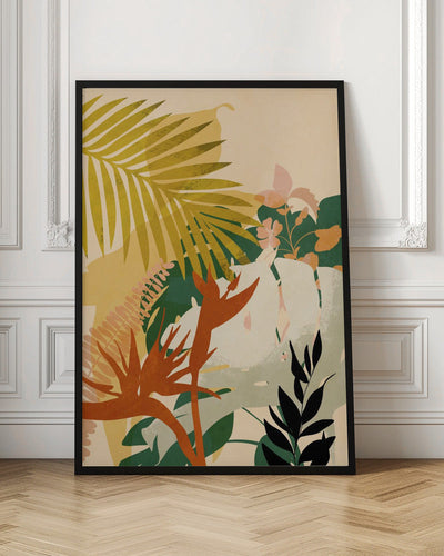 Leaves 24. Januar 2021 20 Hell - Stretched Canvas, Poster or Fine Art Print I Heart Wall Art