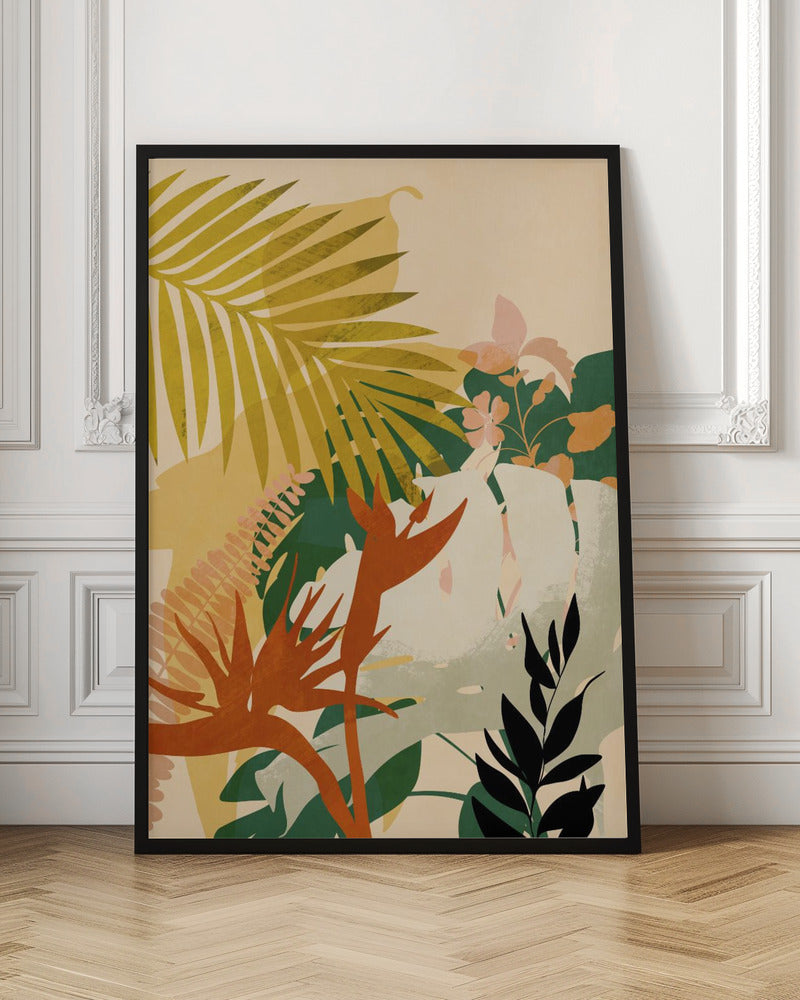 Leaves 24. Januar 2021 20 Hell - Stretched Canvas, Poster or Fine Art Print I Heart Wall Art