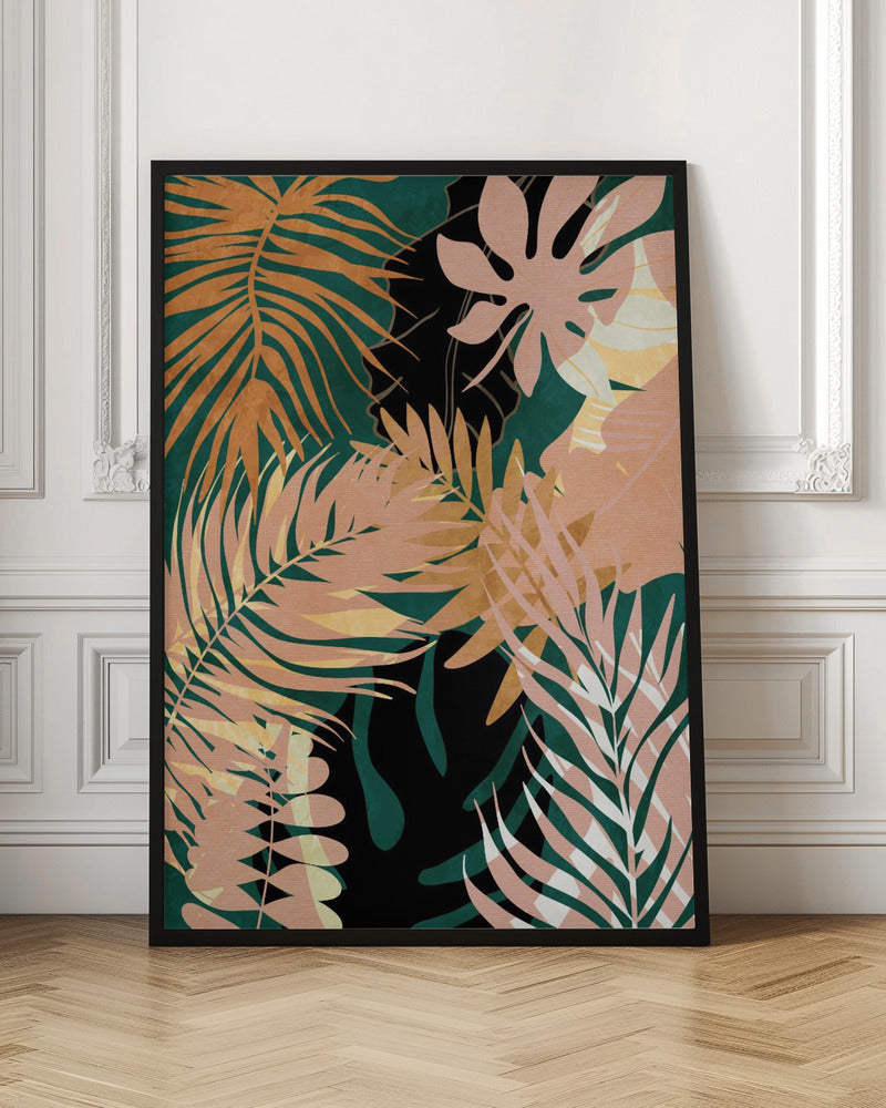 Leaves Summerly - Stretched Canvas, Poster or Fine Art Print I Heart Wall Art