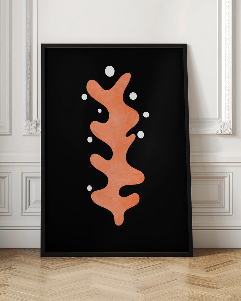 Aquarell Miro Shapes4 Kopie - Stretched Canvas, Poster or Fine Art Print I Heart Wall Art