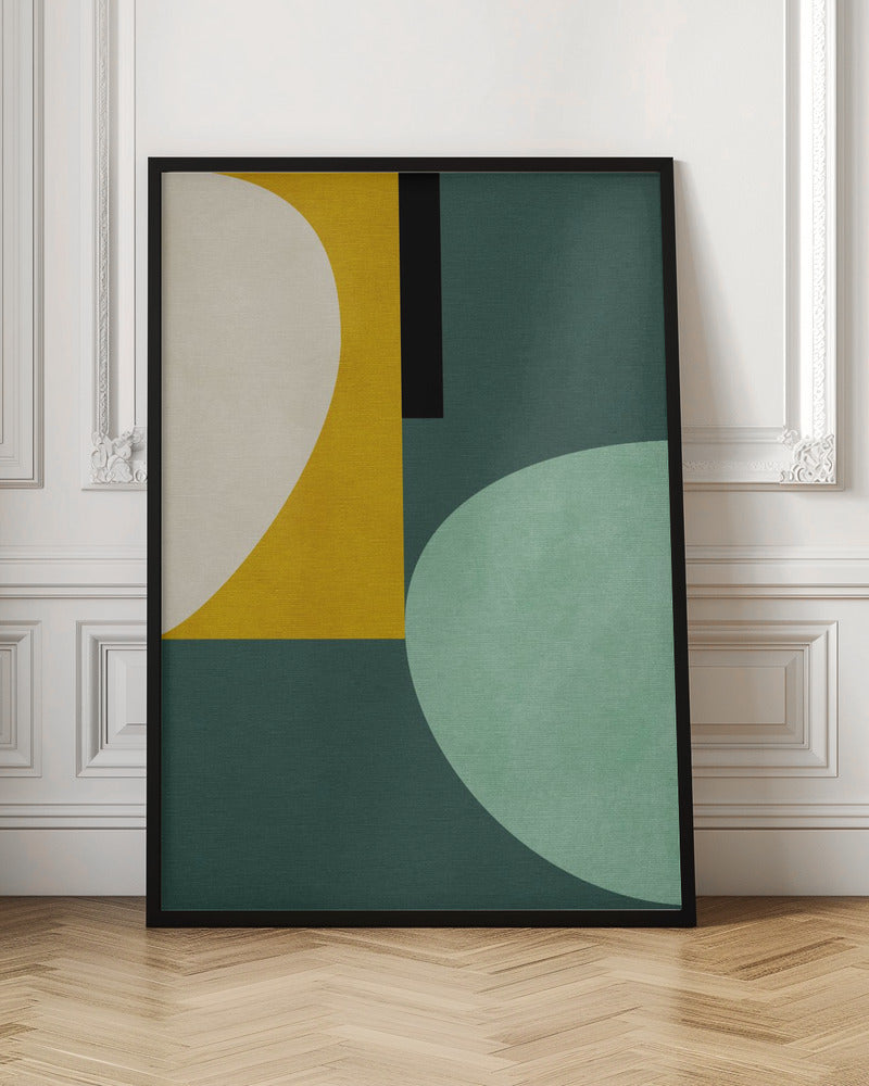 Rainbow Plus Shapes1 - Stretched Canvas, Poster or Fine Art Print I Heart Wall Art