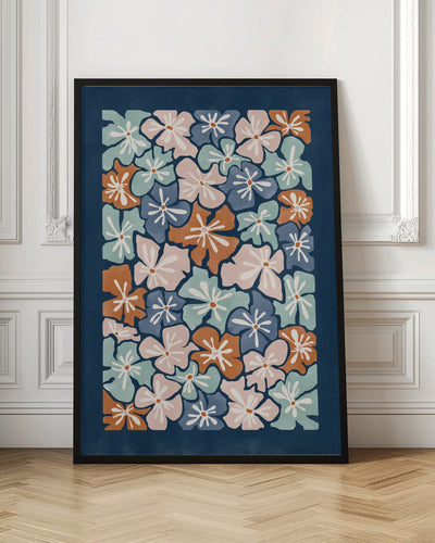 Floral Harmony - Stretched Canvas, Poster or Fine Art Print I Heart Wall Art