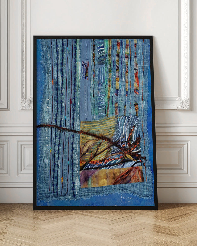 Radiant Floral Harmony - Stretched Canvas, Poster or Fine Art Print I Heart Wall Art