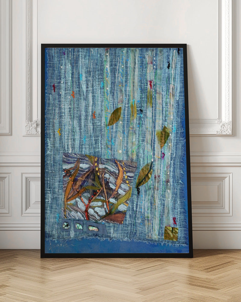 Leafy Whispers - Stretched Canvas, Poster or Fine Art Print I Heart Wall Art