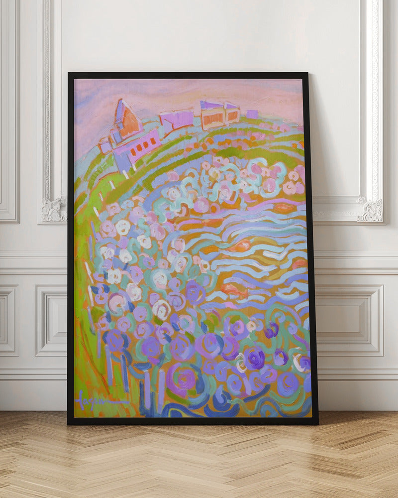 Df1418gardenbyseai - Stretched Canvas, Poster or Fine Art Print I Heart Wall Art