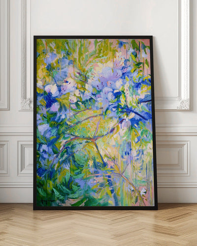 Vivid Colors And Delicate petals - Stretched Canvas, Poster or Fine Art Print I Heart Wall Art