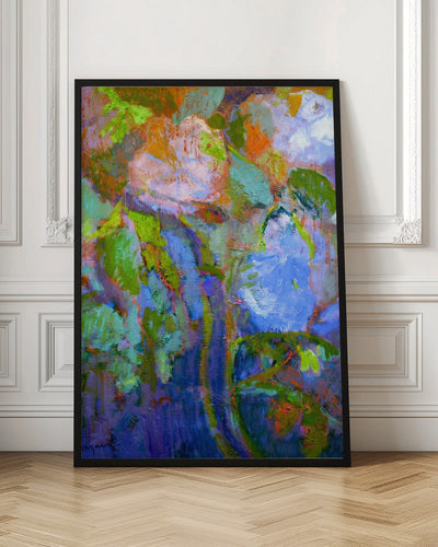 Floral Dreamscape - Stretched Canvas, Poster or Fine Art Print I Heart Wall Art