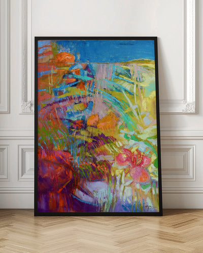 Blooming Heart - Stretched Canvas, Poster or Fine Art Print I Heart Wall Art