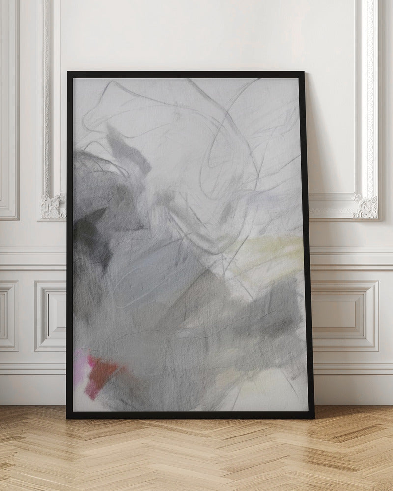Action painting I - Stretched Canvas, Poster or Fine Art Print I Heart Wall Art