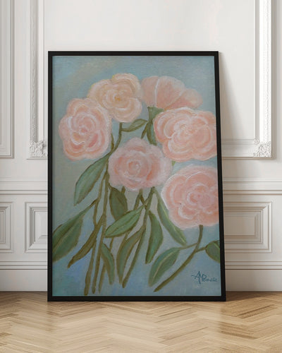 Bunch of Roses - Stretched Canvas, Poster or Fine Art Print I Heart Wall Art