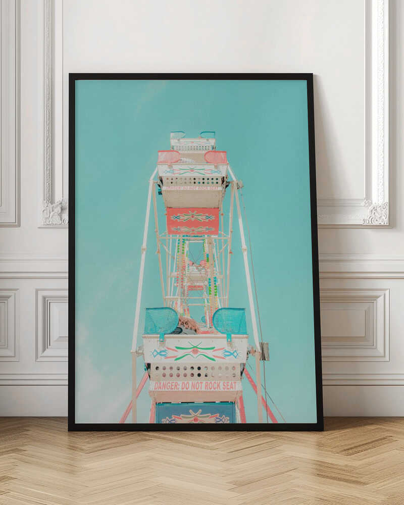 Ferris Wheel Nostalgia - Stretched Canvas, Poster or Fine Art Print I Heart Wall Art