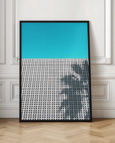 Parker Palm Shadow in Palm Springs - Stretched Canvas, Poster or Fine Art Print I Heart Wall Art