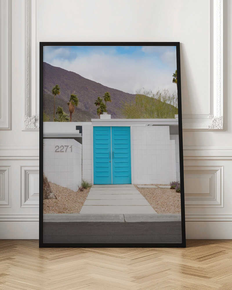 Turquoise Doors - Stretched Canvas, Poster or Fine Art Print I Heart Wall Art