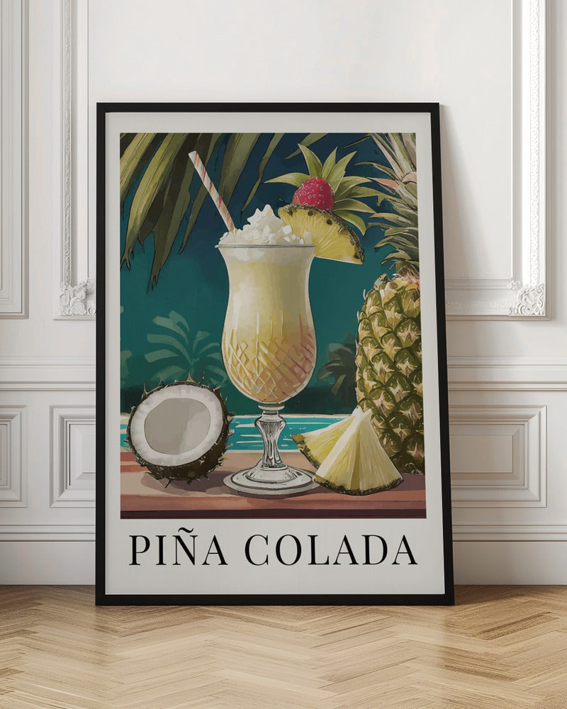 Pina Colada - Stretched Canvas, Poster or Fine Art Print I Heart Wall Art
