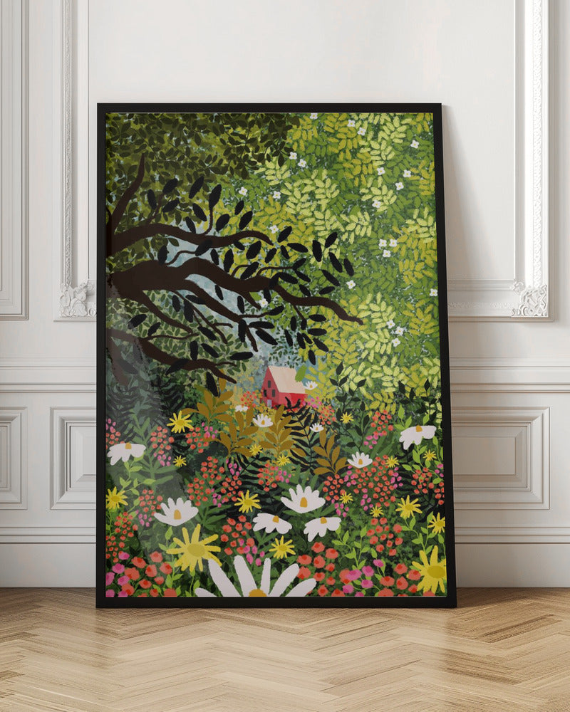 9933x14043 Din 48 My Dream House - Stretched Canvas, Poster or Fine Art Print I Heart Wall Art