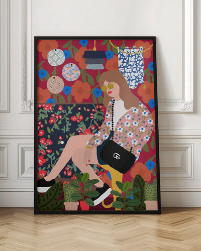 9933x14043 Din 7 - Stretched Canvas, Poster or Fine Art Print I Heart Wall Art