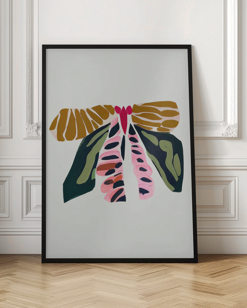 9933x14043 Din 140 Abstract Butterfly.png - Stretched Canvas, Poster or Fine Art Print I Heart Wall Art