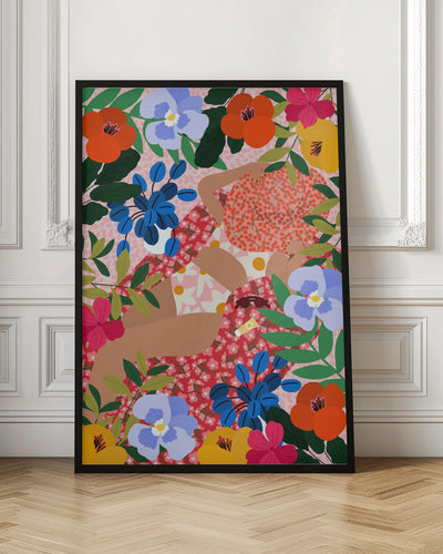 9933x14043 Din 82 Sleeping Under the Sun - Stretched Canvas, Poster or Fine Art Print I Heart Wall Art