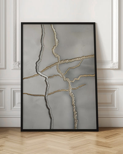 Metallic landscape nº1 - Stretched Canvas, Poster or Fine Art Print I Heart Wall Art