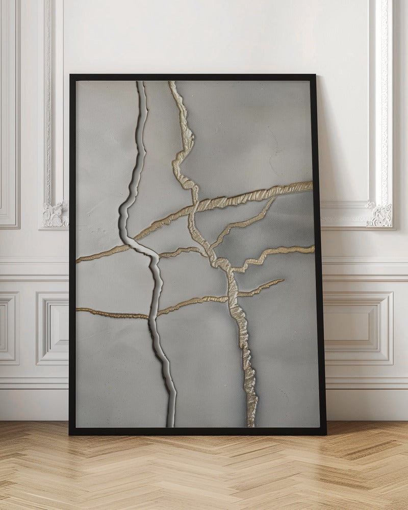 Metallic landscape nº1 - Stretched Canvas, Poster or Fine Art Print I Heart Wall Art