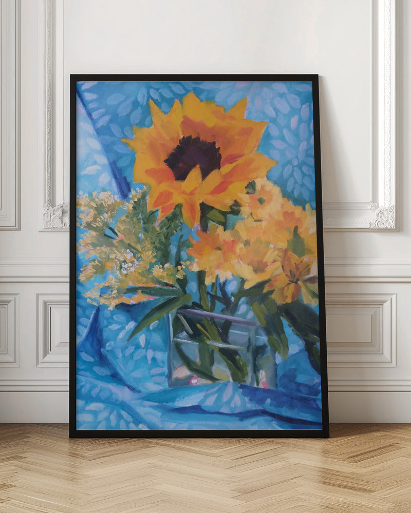 Summer Flowers - Stretched Canvas, Poster or Fine Art Print I Heart Wall Art
