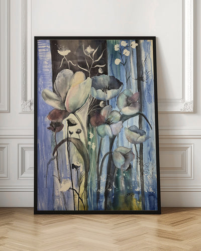 Blue mood - Stretched Canvas, Poster or Fine Art Print I Heart Wall Art