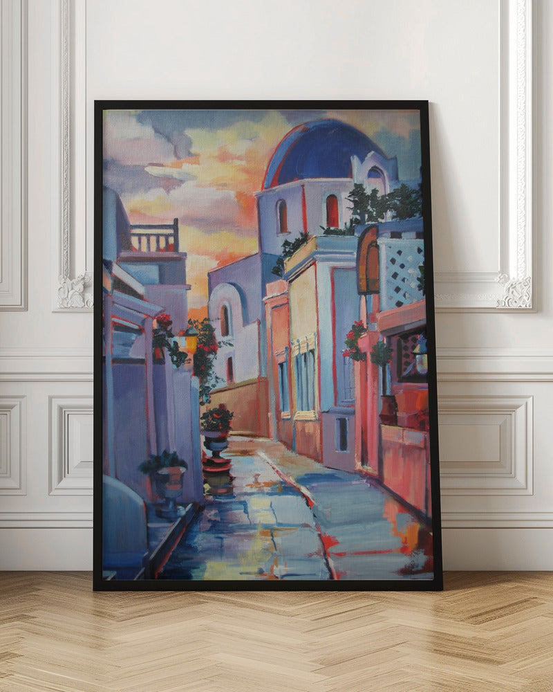 Greek Church - Stretched Canvas, Poster or Fine Art Print I Heart Wall Art