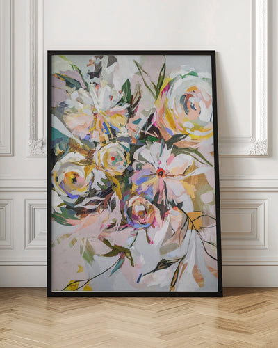 Bedroom Flowers - Stretched Canvas, Poster or Fine Art Print I Heart Wall Art