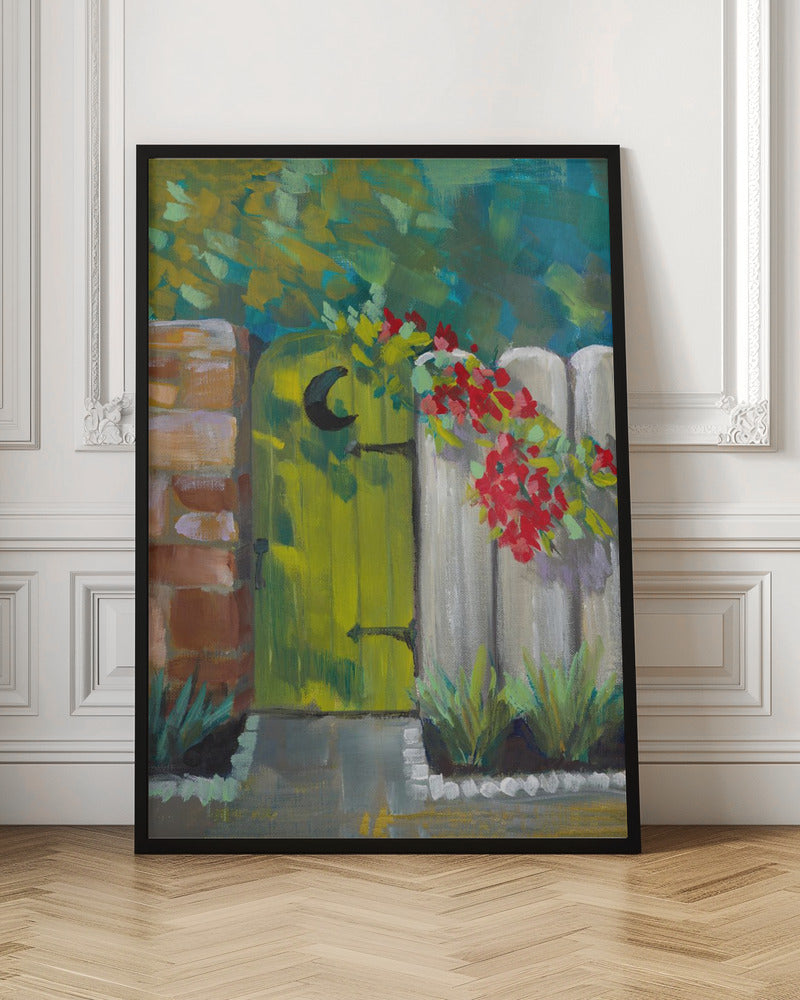 Moon Door - Stretched Canvas, Poster or Fine Art Print I Heart Wall Art