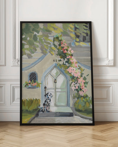 White Door - Stretched Canvas, Poster or Fine Art Print I Heart Wall Art