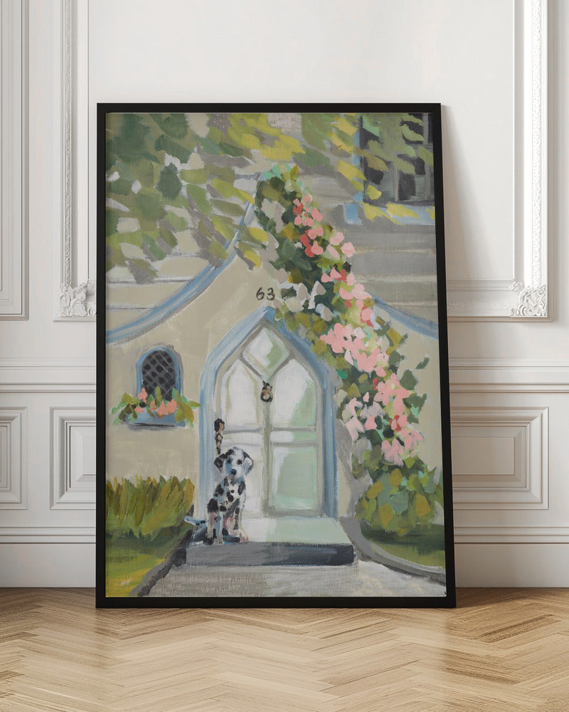 White Door - Stretched Canvas, Poster or Fine Art Print I Heart Wall Art