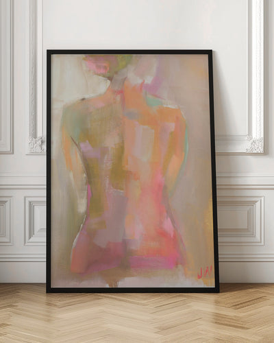 Woman S Back - Stretched Canvas, Poster or Fine Art Print I Heart Wall Art