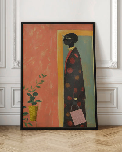 Portrait of a Woman - Stretched Canvas, Poster or Fine Art Print I Heart Wall Art