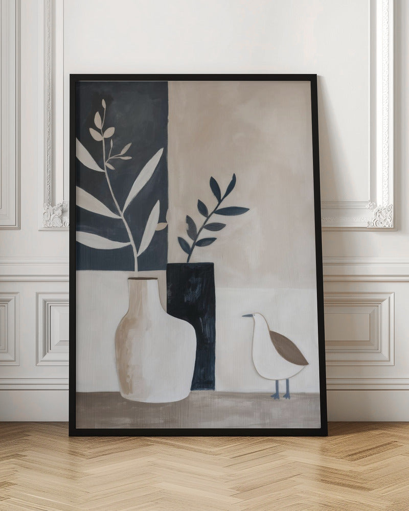 Neutral Scene - Stretched Canvas, Poster or Fine Art Print I Heart Wall Art