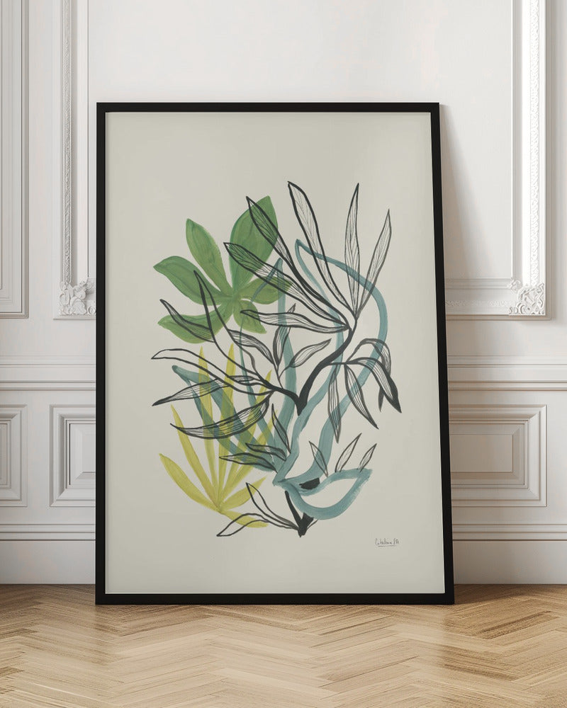 Foliage N.4 - Stretched Canvas, Poster or Fine Art Print I Heart Wall Art