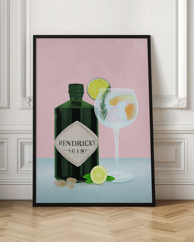 Gin Tonic - Stretched Canvas, Poster or Fine Art Print I Heart Wall Art