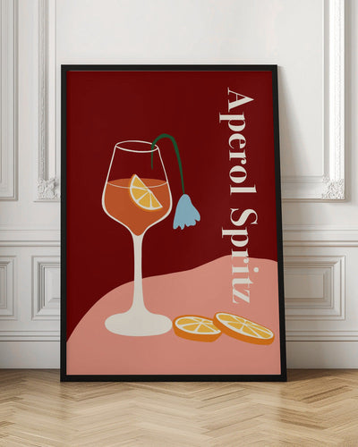 Aperol Spritz - Stretched Canvas, Poster or Fine Art Print I Heart Wall Art