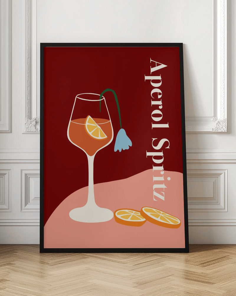 Aperol Spritz - Stretched Canvas, Poster or Fine Art Print I Heart Wall Art