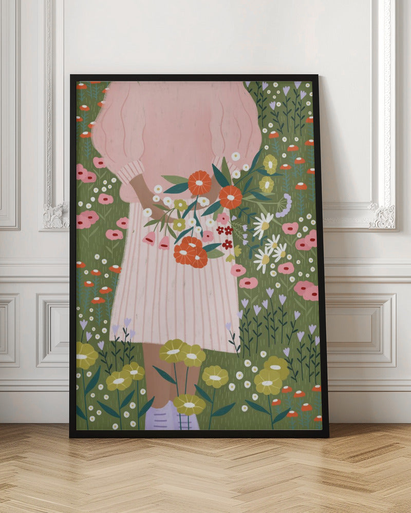 Flower Farm - Stretched Canvas, Poster or Fine Art Print I Heart Wall Art