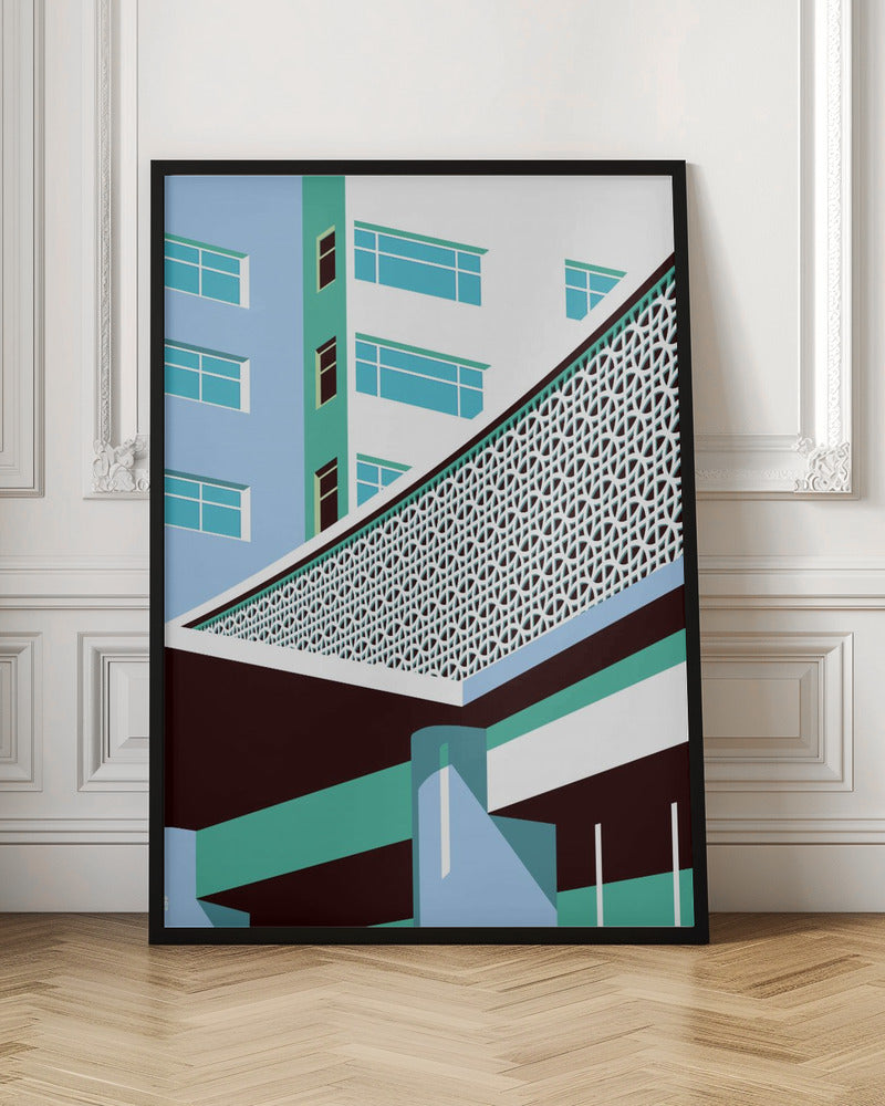 Miami Sherryfontenac - Stretched Canvas, Poster or Fine Art Print I Heart Wall Art