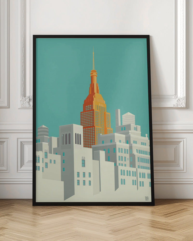 New York View from the highline - Stretched Canvas, Poster or Fine Art Print I Heart Wall Art