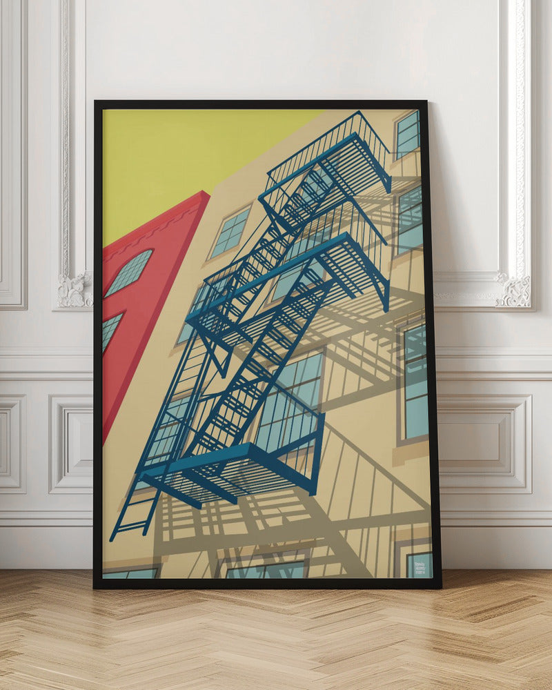 New York West Village - Stretched Canvas, Poster or Fine Art Print I Heart Wall Art