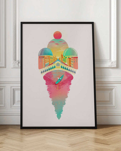 Just One Cornetto - Stretched Canvas, Poster or Fine Art Print