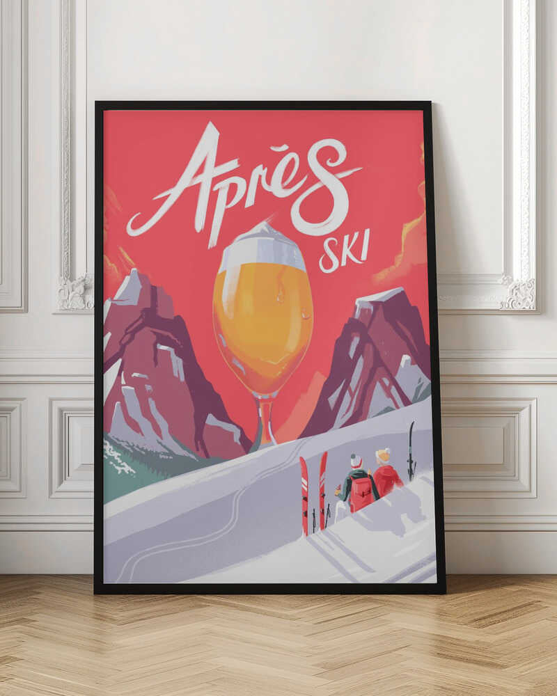 Apés Ski - Stretched Canvas, Poster or Fine Art Print